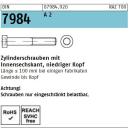 Zylinderschrauben DIN 7984 - niedriger Kopf -...