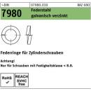 Federringe DIN 7980 - für Zylinderschrauben - verzinkt