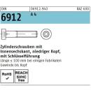 DIN 6912 Zylinderschrauben - A4 - ISK - niedriger Kopf