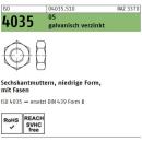ISO 4035 Sechskantmuttern - verzinkt 05 - Form B