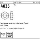 ISO 4035 Sechskantmuttern - Stahl 05 - Form B