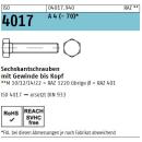 Sechskantschrauben ISO 4017 - Sechskantkopf - Vollgewinde - A4