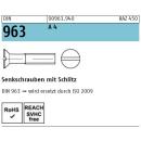 Senkkopfschrauben DIN 963 - Senkkopf - Schlitz - A4