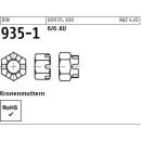 DIN 935-1 Kronenmuttern - Stahl 6