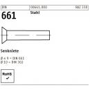 Senknieten DIN 661 - Stahl blank