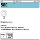 Ringschraube DIN 580 - kleiner Grundkörper - Edelstahl A2