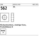 DIN 562 Vierkantmuttern - Stahl 4 - niedrige Form