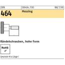Rändelschrauben DIN 464 - hohe Form - Messing