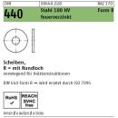 DIN 440 Bauscheiben - Stahl - feuerverzinkt - Form R
