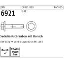 Sechskantschrauben DIN 6921 - Sechskantkopf mit Flansch - Stahl 8.8