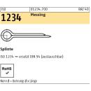 ISO 1234 Sicherungsstifte Messing