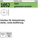 DIN 1052 Scheiben f. Holzverb. St., gal Zn,