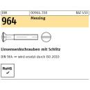Linsensenkschrauben DIN 964 - Linsensenkkopf - Schlitz - Messing