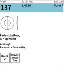 Federscheiben DIN 137 - Form A - gewölbt - A2