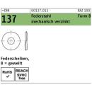 Federscheiben DIN 137 - Form B - gewellt - mech. verzinkt