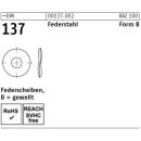 Federscheiben DIN 137 - Form B - gewellt - Federstahl