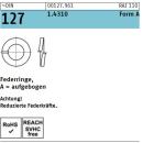 DIN 127 Federringe - Form A - Aufgebogen - Edelstahl A2