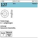 DIN 127 Federringe - Form A - Aufgebogen - Edelstahl A4