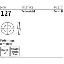 DIN 127 Federringe - Form B - Glatt - Federstahl