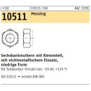 ISO 10511 Sicherungsmuttern - Messing