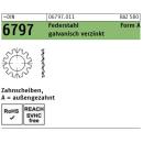 DIN 6797 - Zahnscheibe Form A FSTVZ  /  5,3mm // 500...