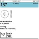 Federscheiben DIN 137 - Form B - gewellt - A2