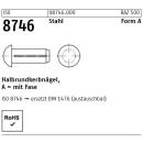 Halbrundkerbnagel - ISO 8746 - Stahl blank