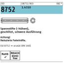Spannhülsen ISO 8752 - geschlitzt - schwere Ausführung - A2