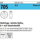 DIN 705 - Stellringe Form A mit Gewindestift A2  / 10mm...