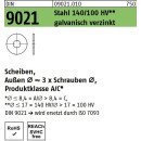 DIN 9021 - Karosseriescheiben STVZ  / 15mm // 100 Stück