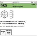 DIN 980 Sicherungsmuttern - feuerverzinkt 8 - Form V